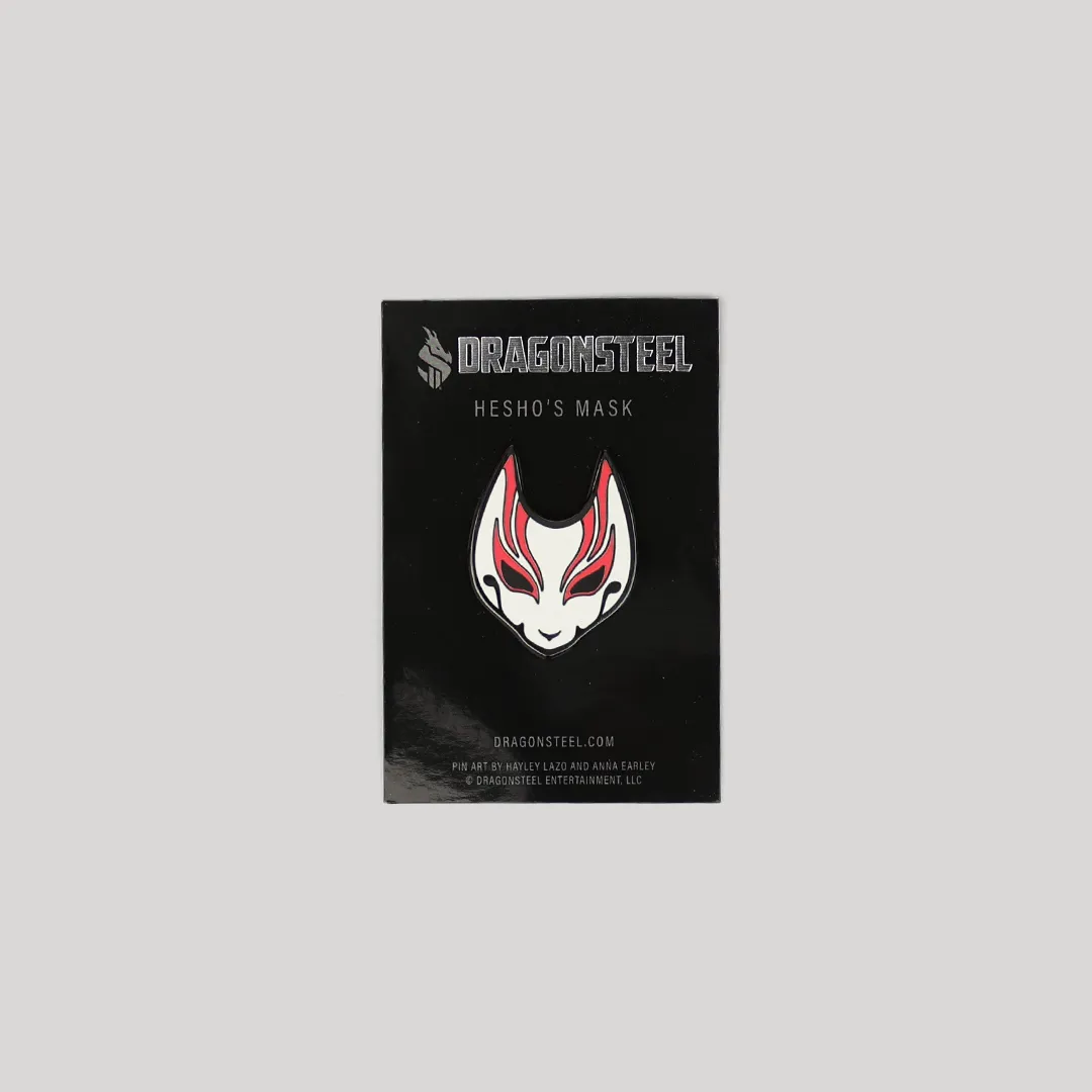 Cytoverse Hesho Mask Pin Dragonsteel Books