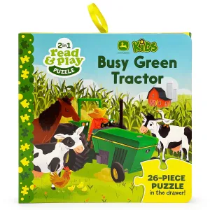 John Deere Kids Busy Green Tractor Cottage Door Press