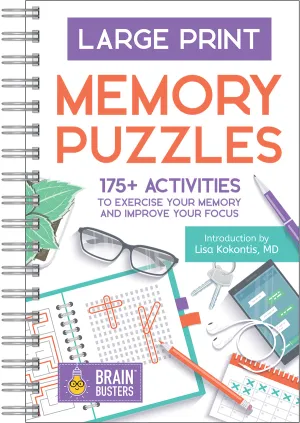Large Print Memory Puzzles Cottage Door Press