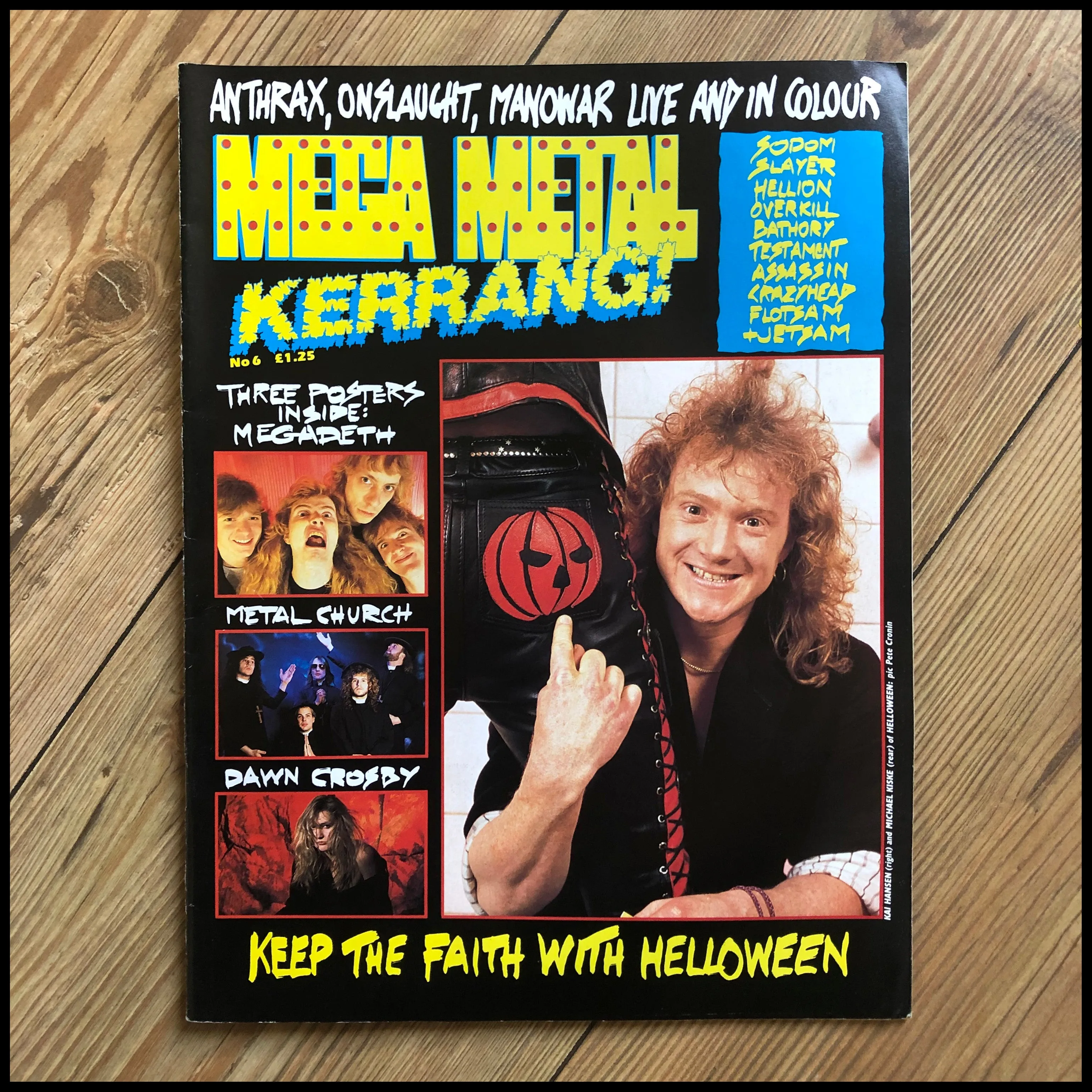 MEGA METAL - 1980s mag focussing on thrash & death metal (multiple issues, new stock!)