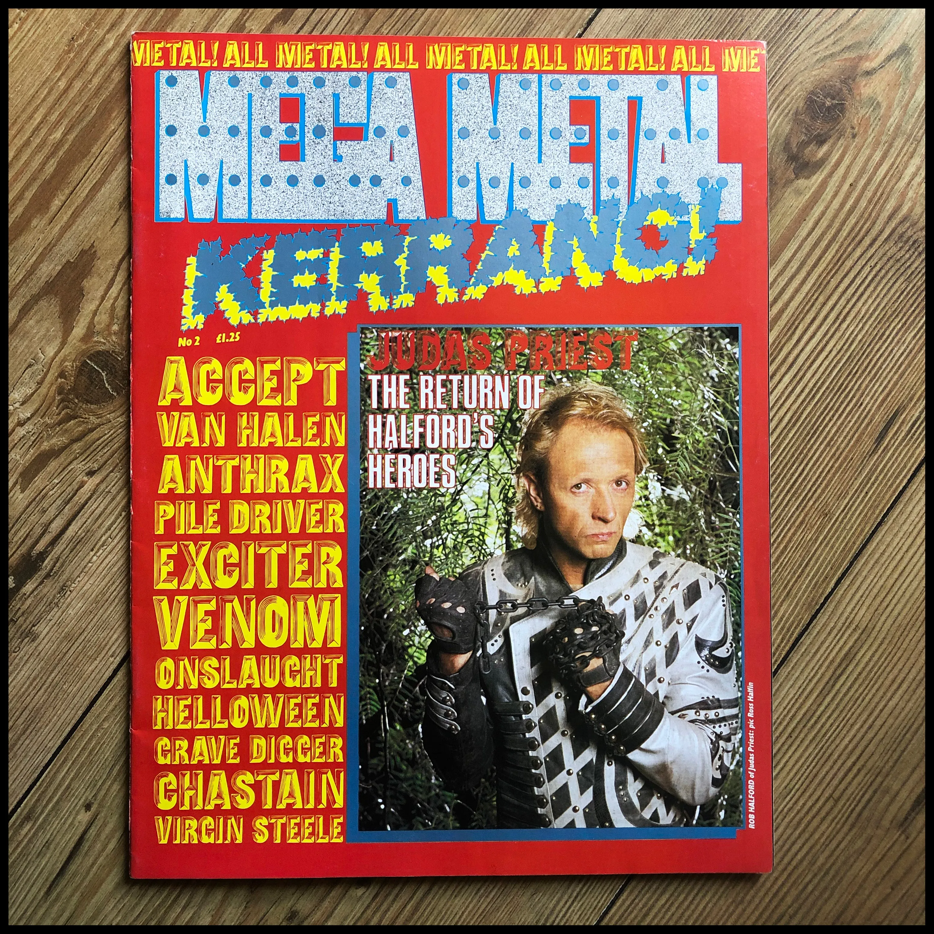 MEGA METAL - 1980s mag focussing on thrash & death metal (multiple issues, new stock!)