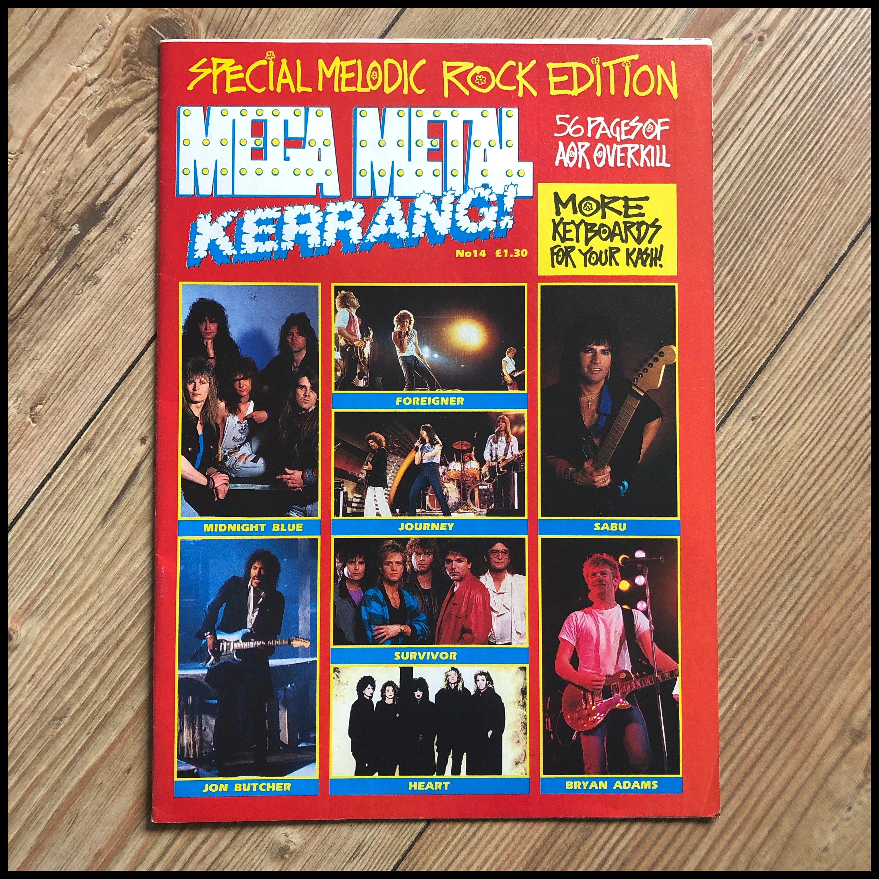 MEGA METAL - 1980s mag focussing on thrash & death metal (multiple issues, new stock!)