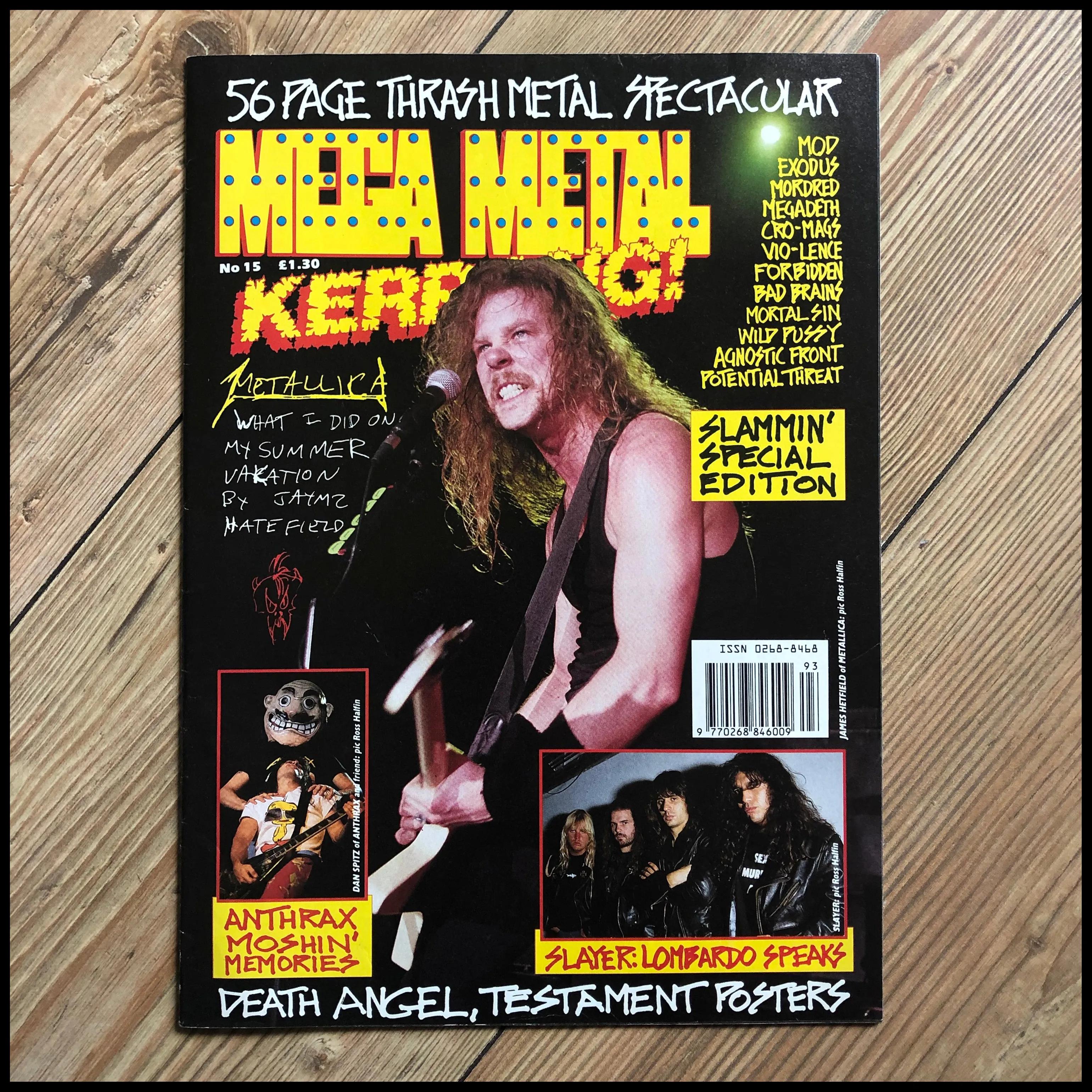 MEGA METAL - 1980s mag focussing on thrash & death metal (multiple issues, new stock!)