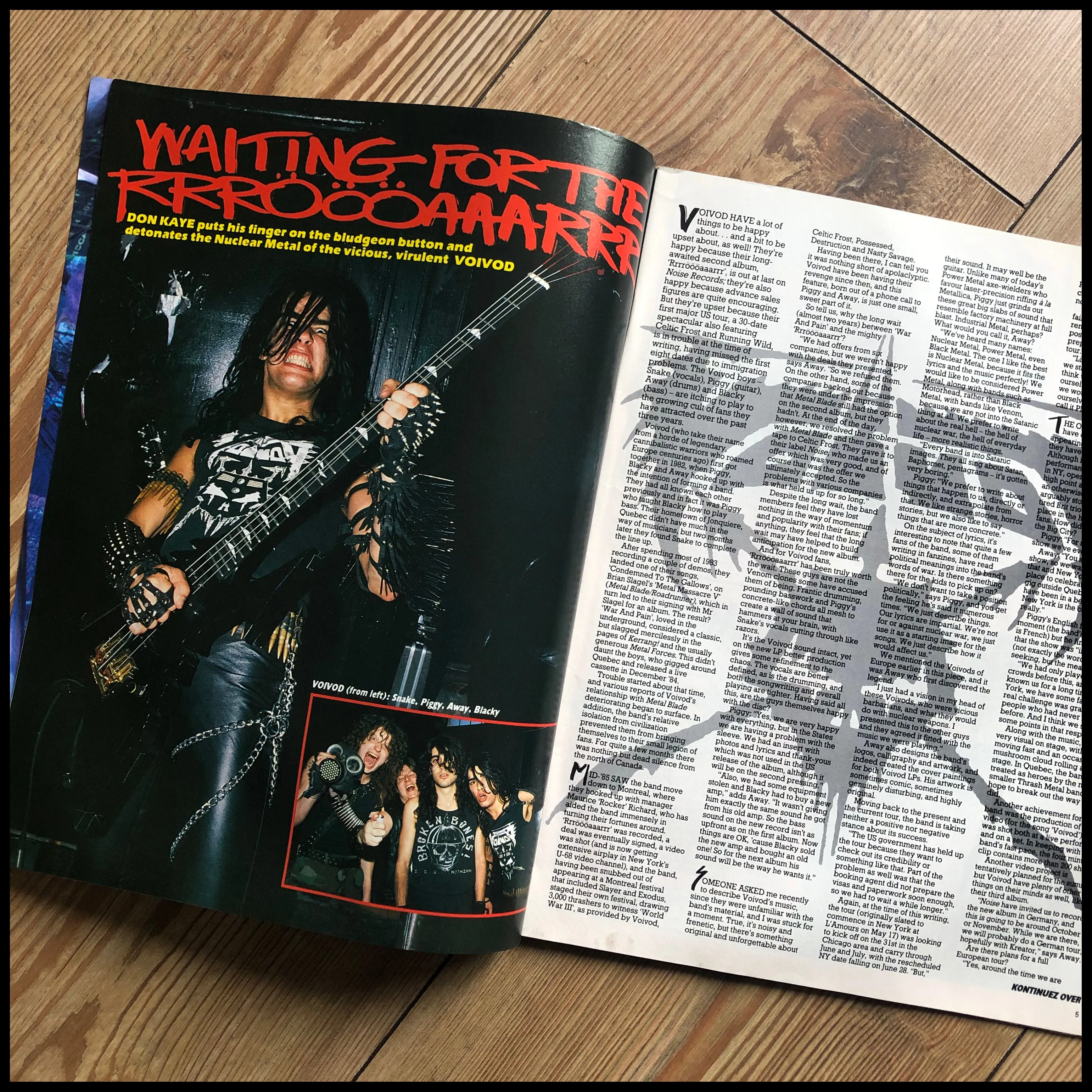 MEGA METAL - 1980s mag focussing on thrash & death metal (multiple issues, new stock!)