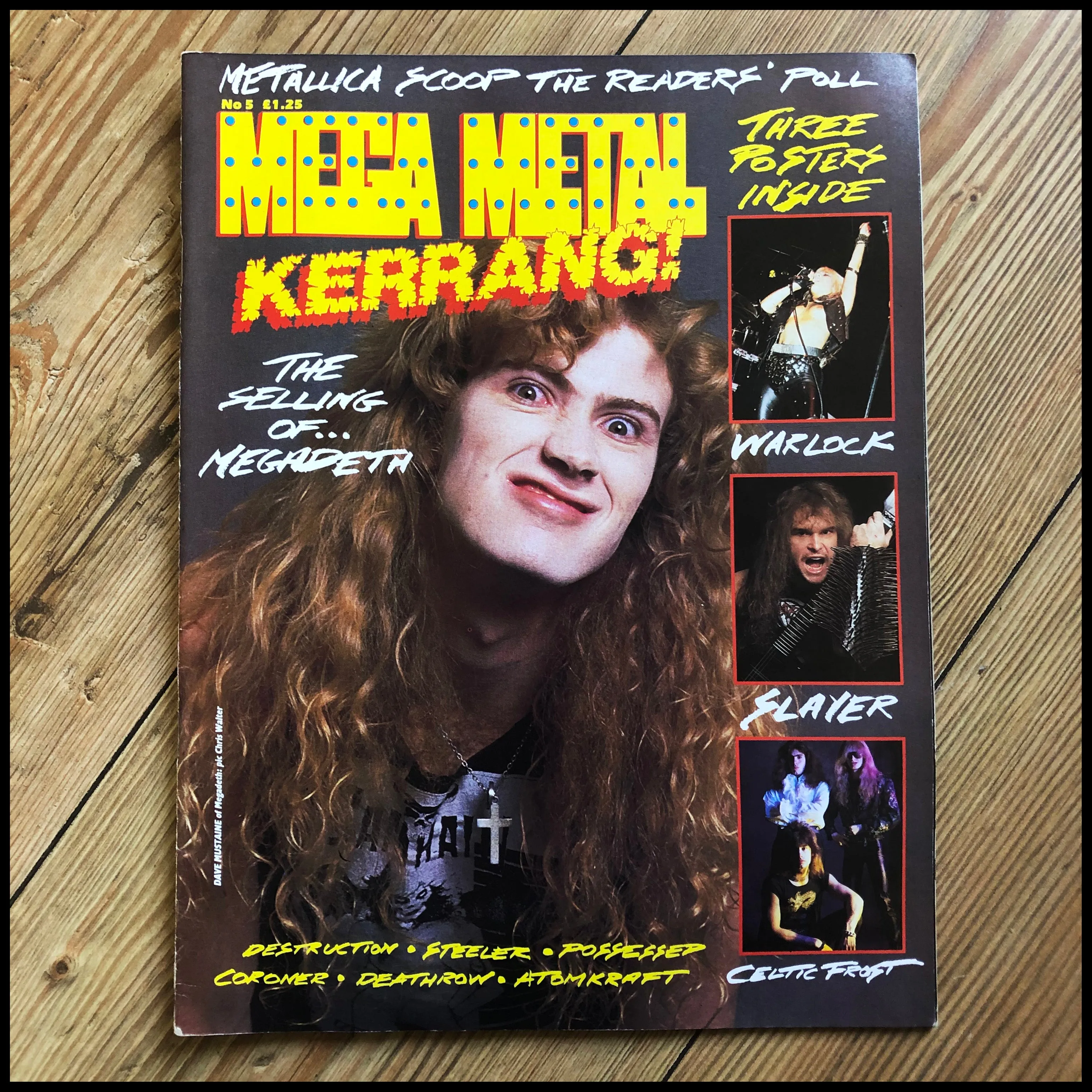 MEGA METAL - 1980s mag focussing on thrash & death metal (multiple issues, new stock!)