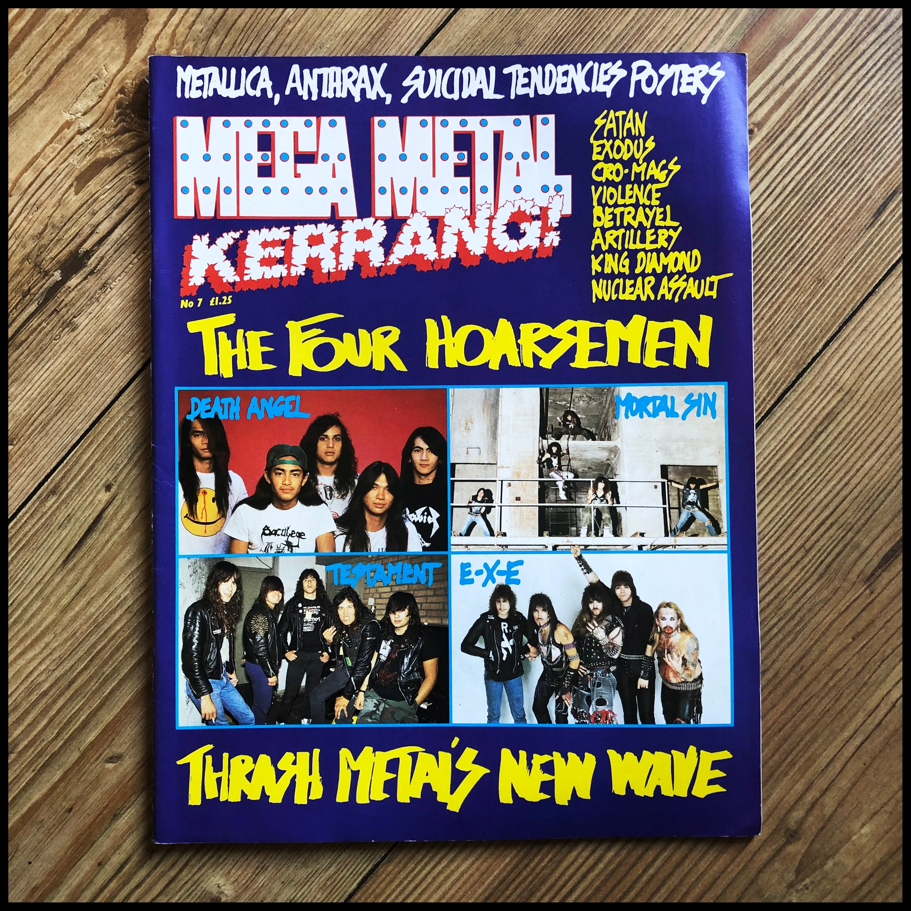MEGA METAL - 1980s mag focussing on thrash & death metal (multiple issues, new stock!)