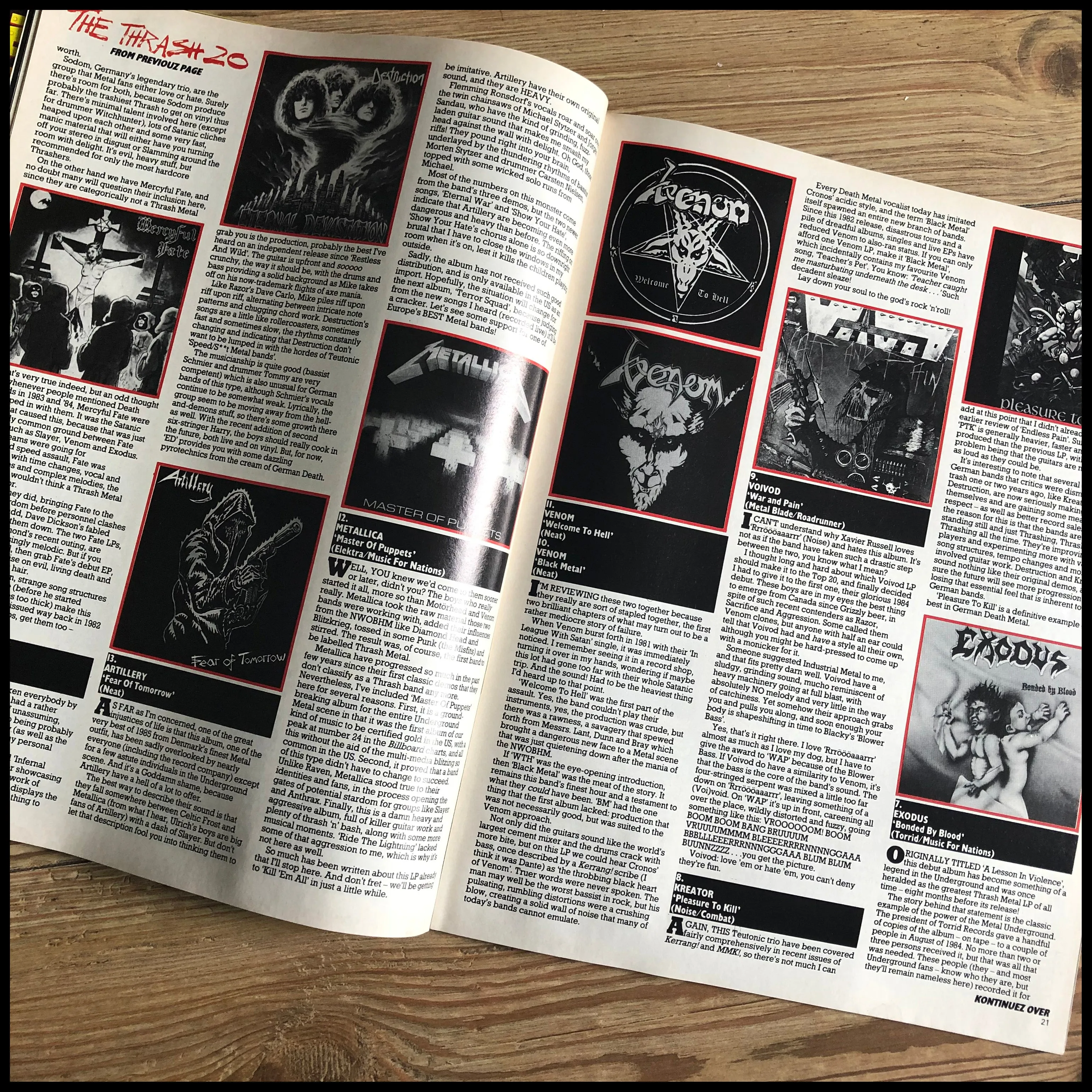 MEGA METAL - 1980s mag focussing on thrash & death metal (multiple issues, new stock!)