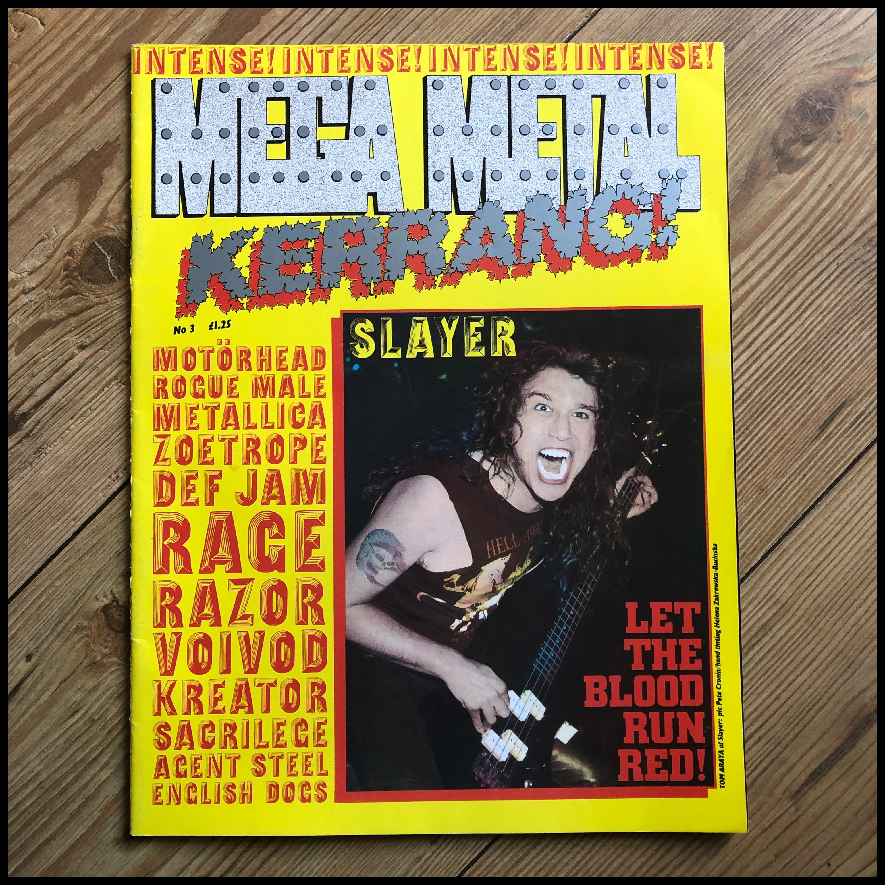 MEGA METAL - 1980s mag focussing on thrash & death metal (multiple issues, new stock!)