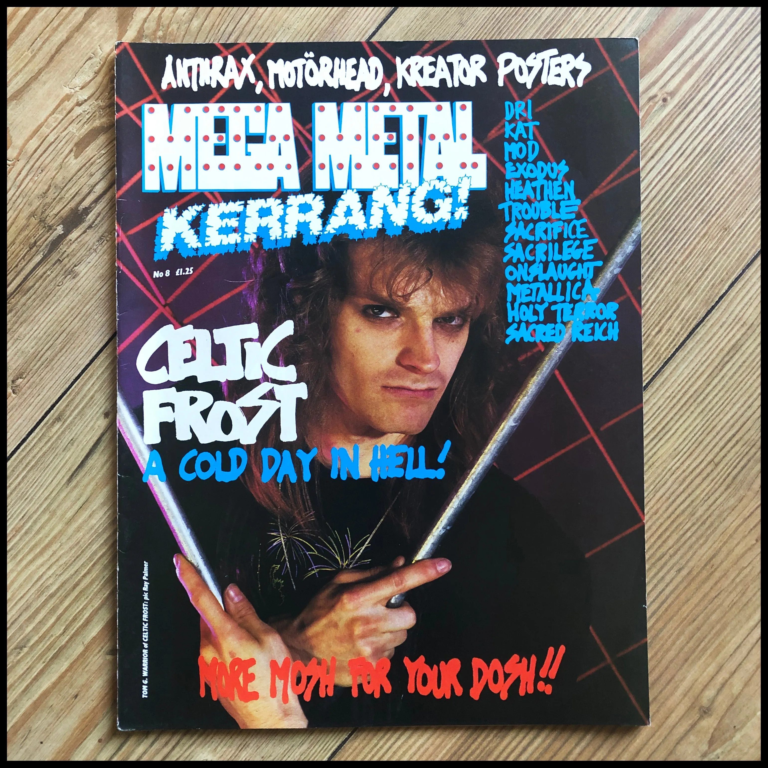 MEGA METAL - 1980s mag focussing on thrash & death metal (multiple issues, new stock!)