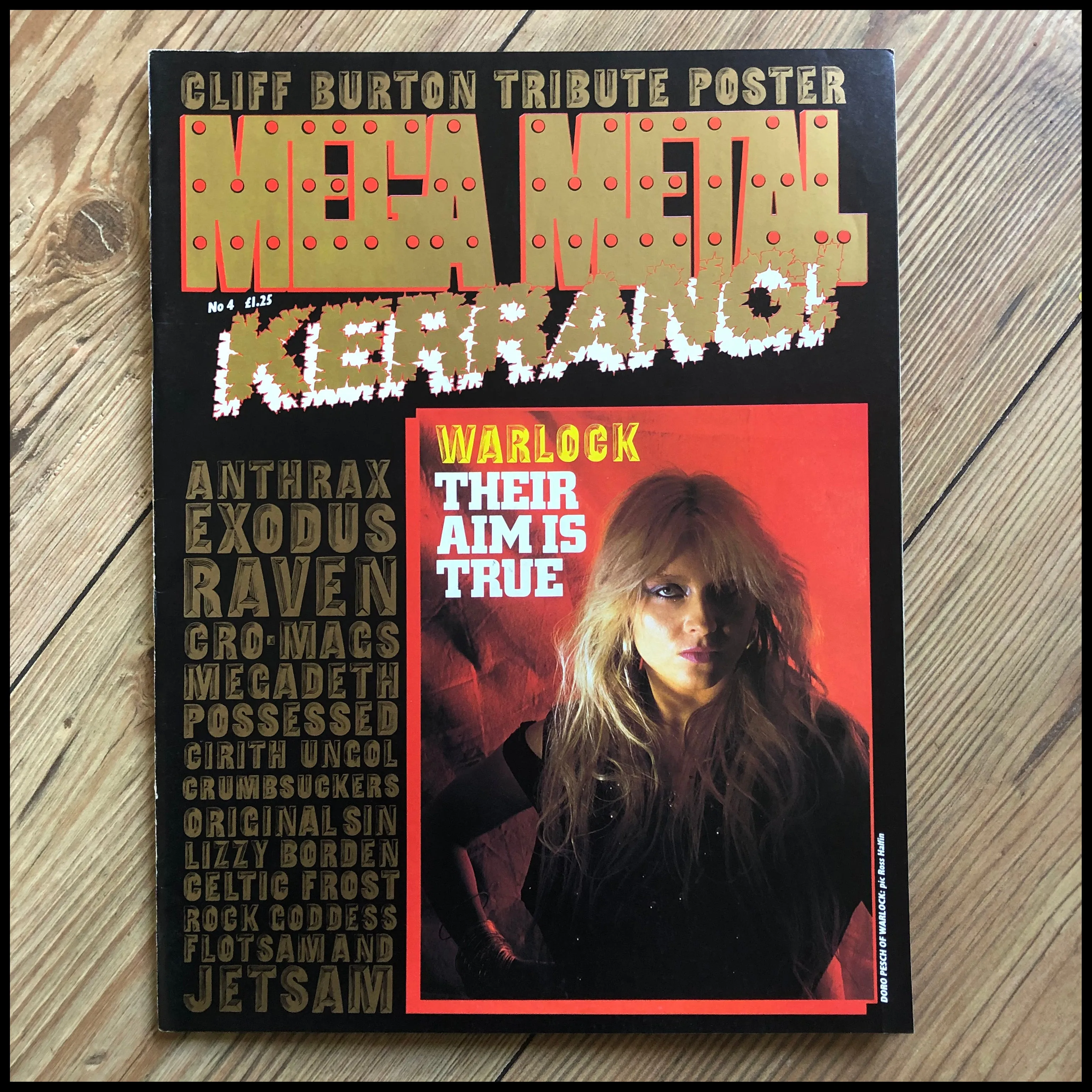 MEGA METAL - 1980s mag focussing on thrash & death metal (multiple issues, new stock!)