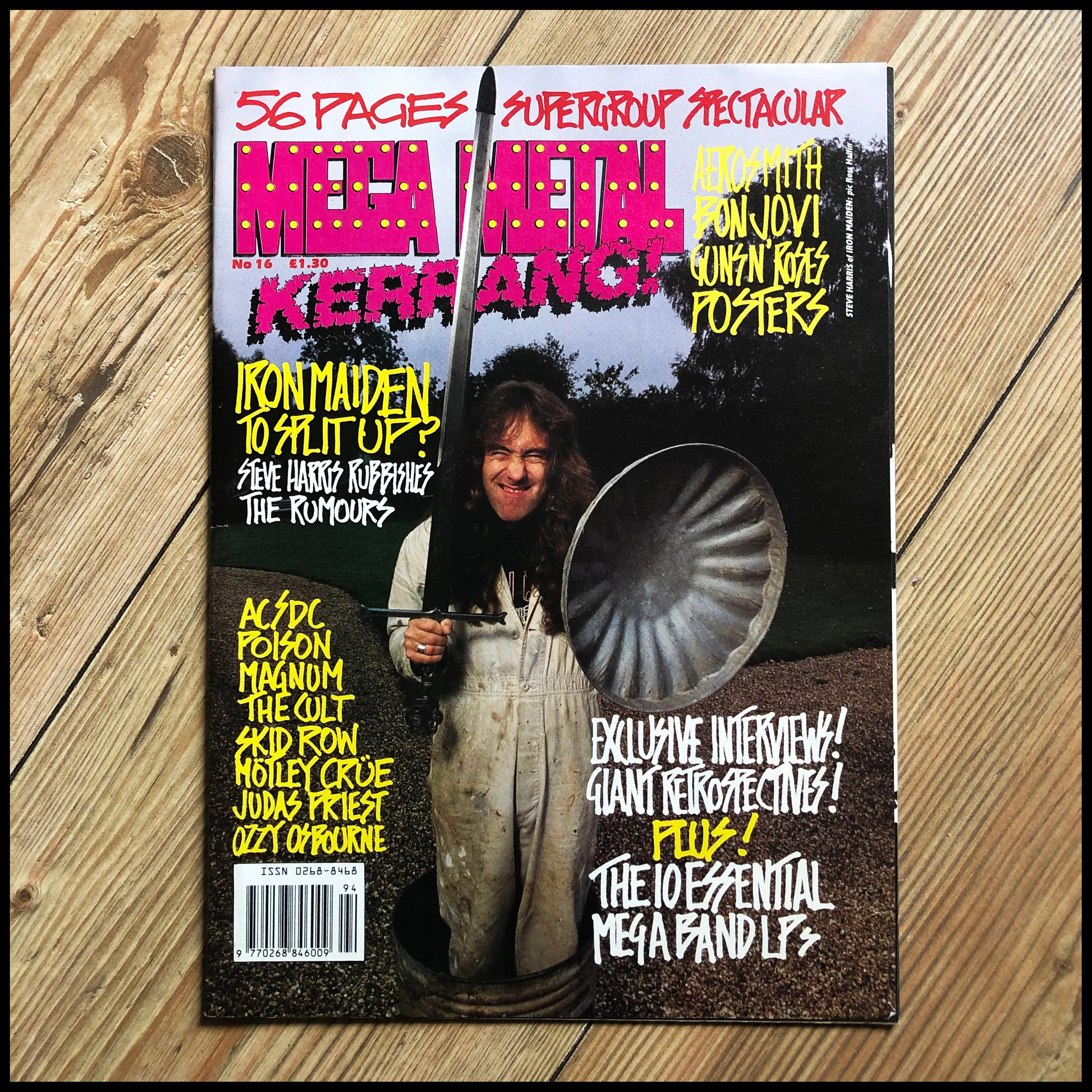 MEGA METAL - 1980s mag focussing on thrash & death metal (multiple issues, new stock!)