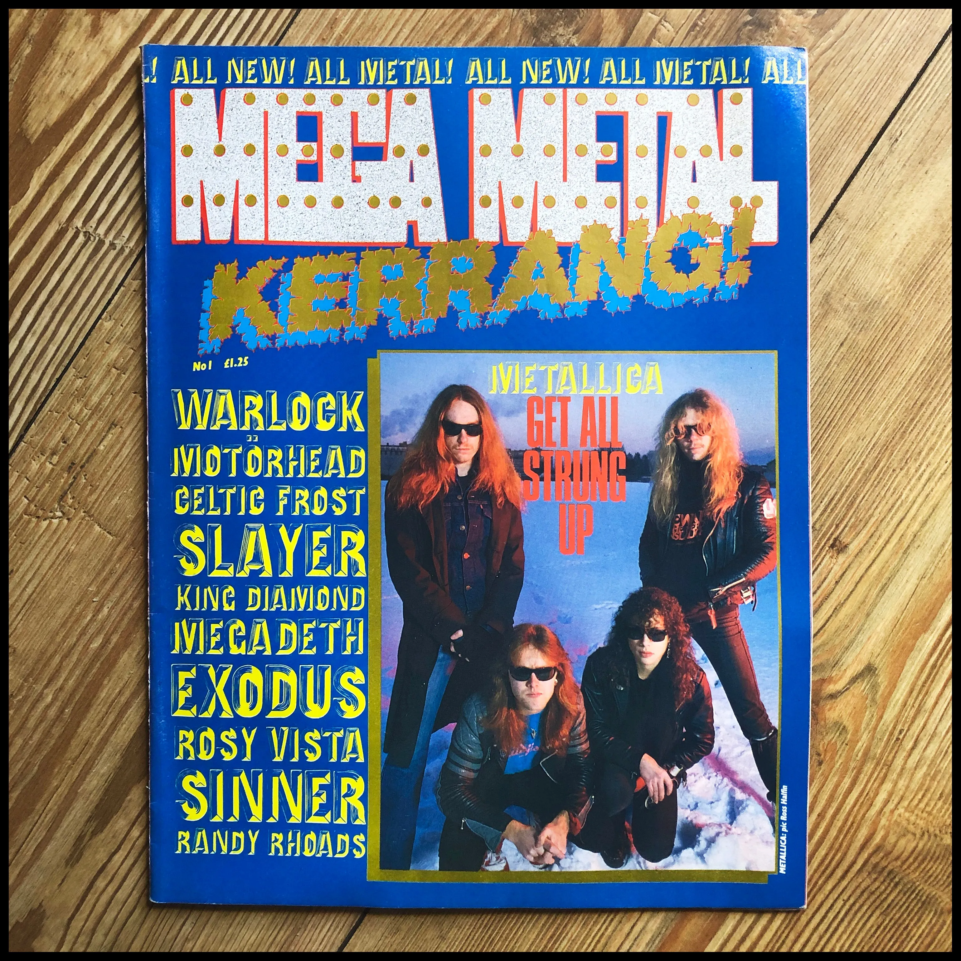 MEGA METAL - 1980s mag focussing on thrash & death metal (multiple issues, new stock!)