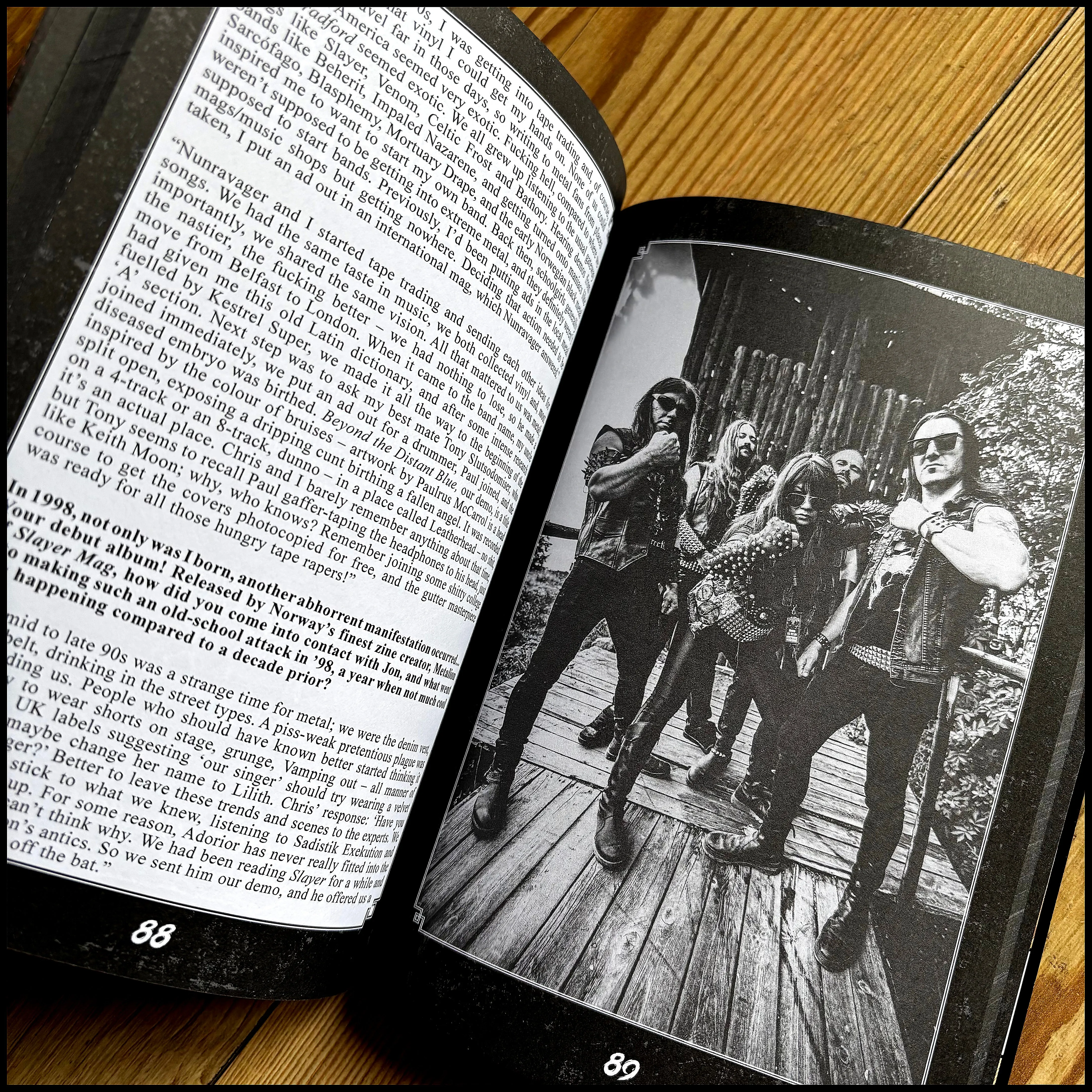 SHRIEKS FROM THE ABYSS Collection 2: Issues 4, 5 & 6 fanzine book [black/death/speed/war metal]