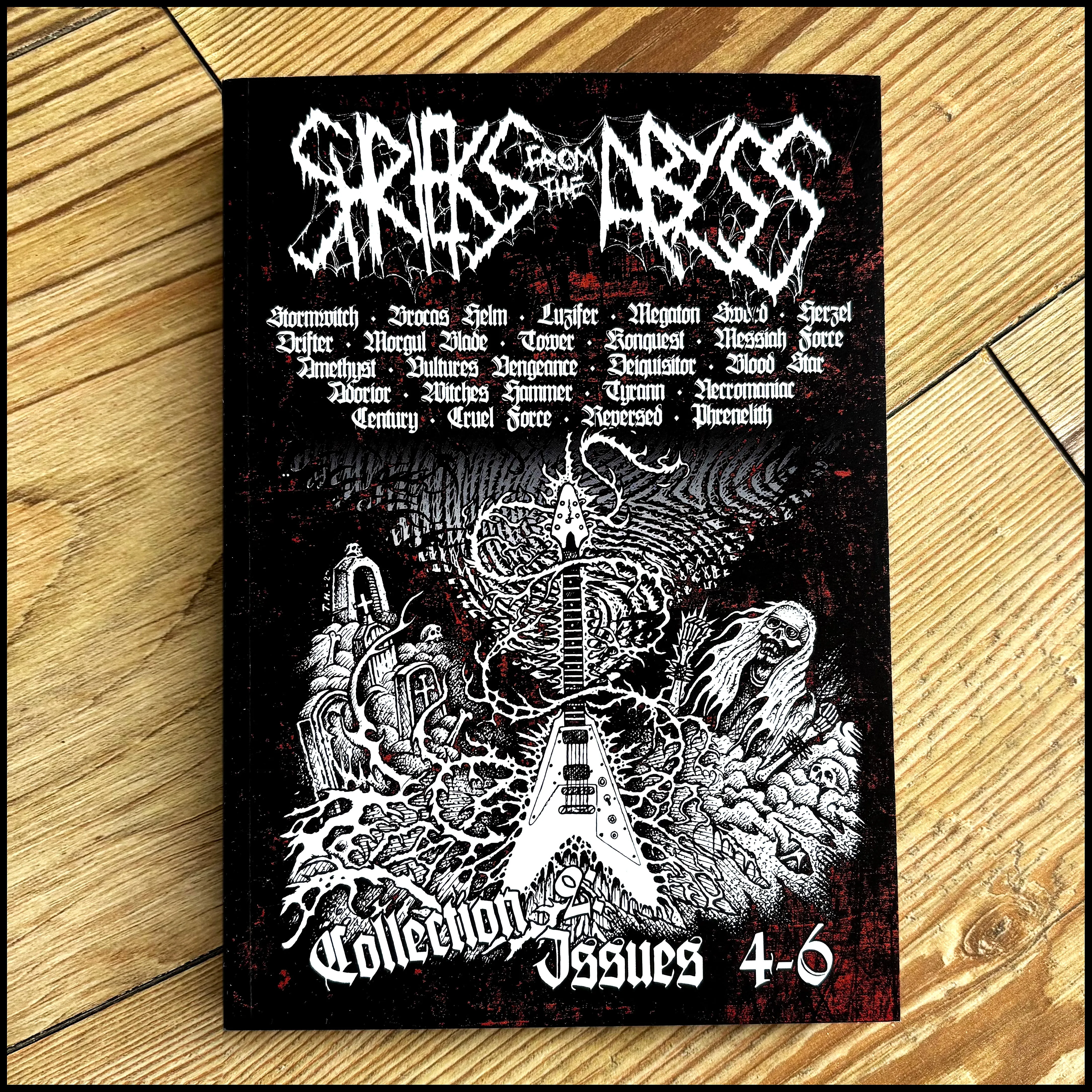 SHRIEKS FROM THE ABYSS Collection 2: Issues 4, 5 & 6 fanzine book [black/death/speed/war metal]