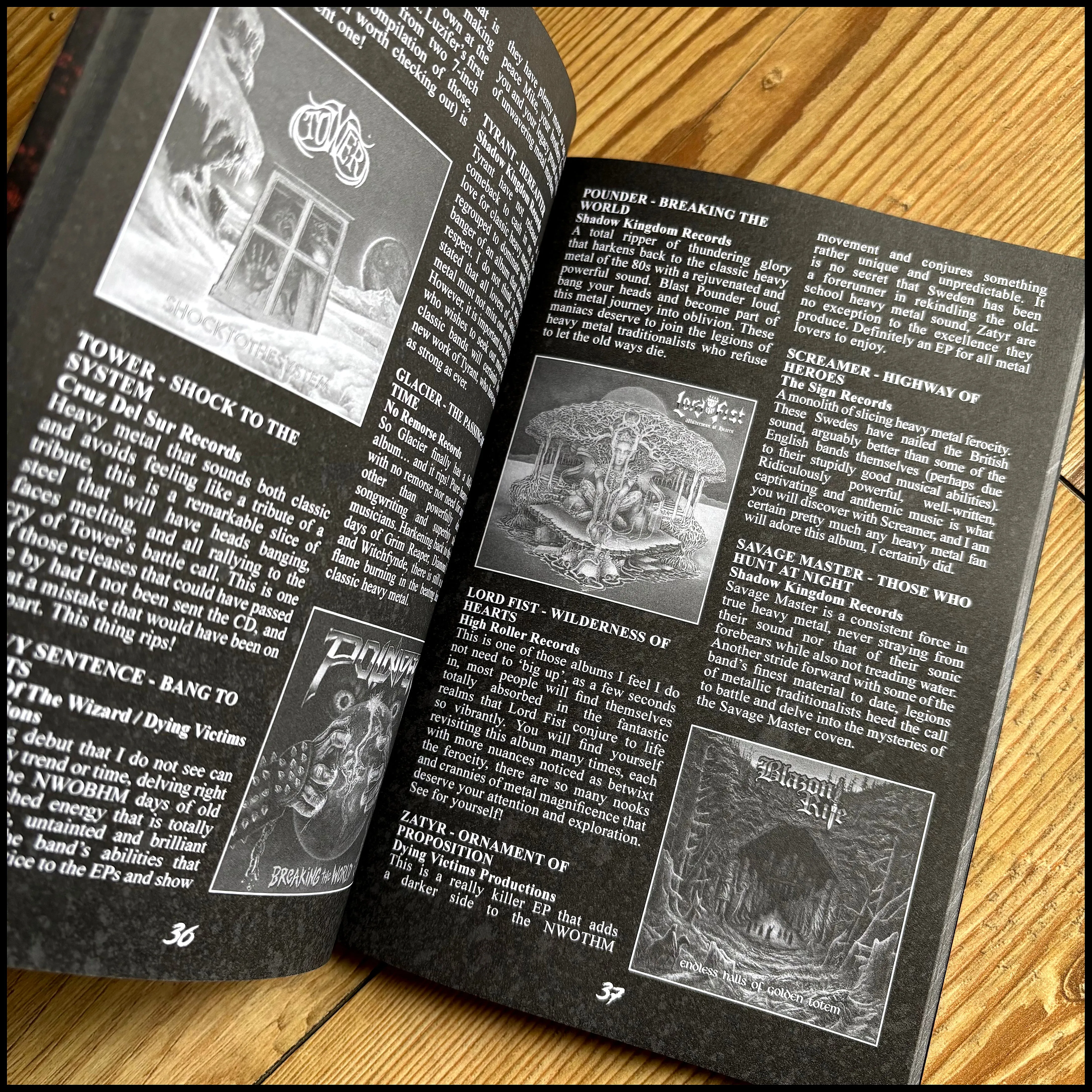 SHRIEKS FROM THE ABYSS Collection 2: Issues 4, 5 & 6 fanzine book [black/death/speed/war metal]