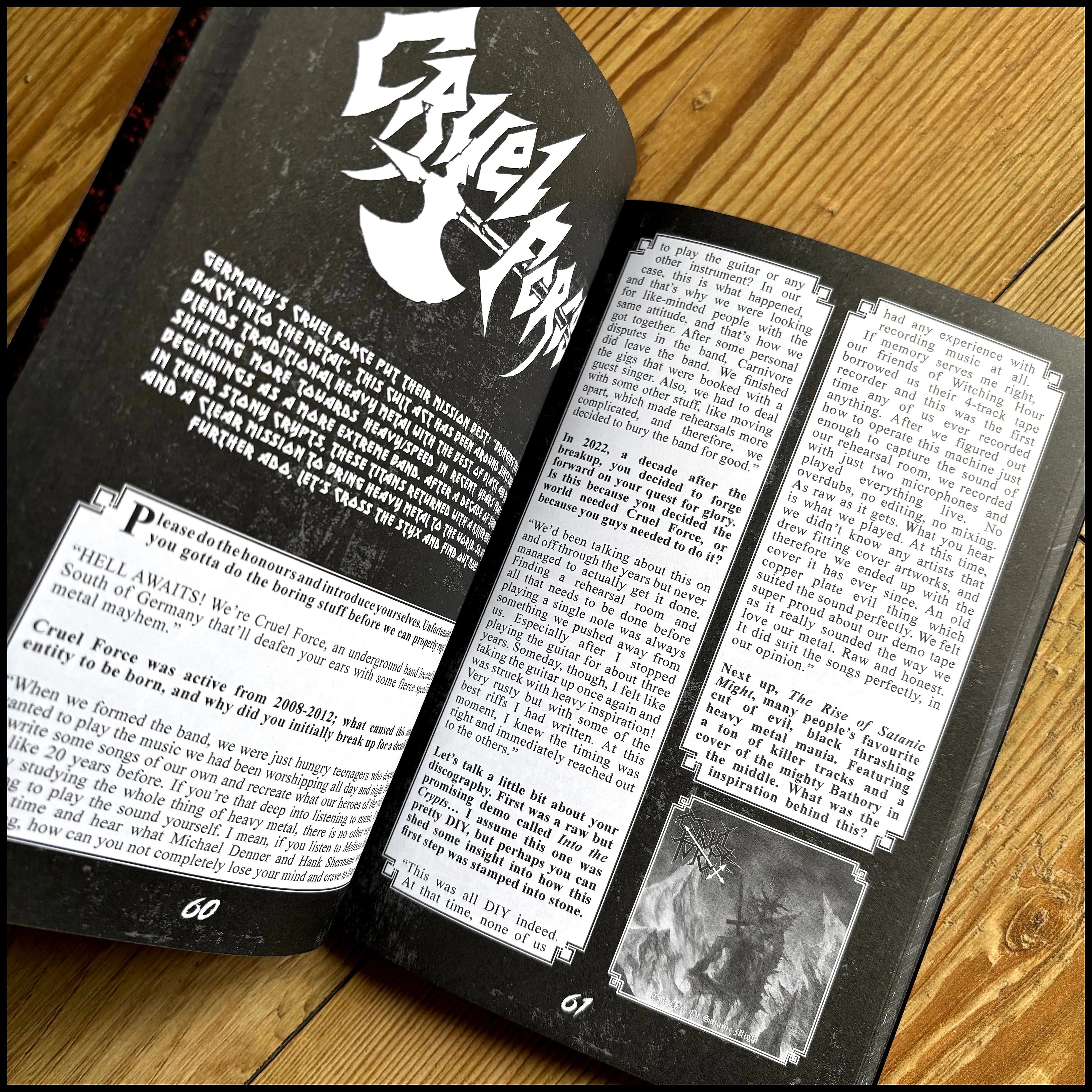 SHRIEKS FROM THE ABYSS Collection 2: Issues 4, 5 & 6 fanzine book [black/death/speed/war metal]