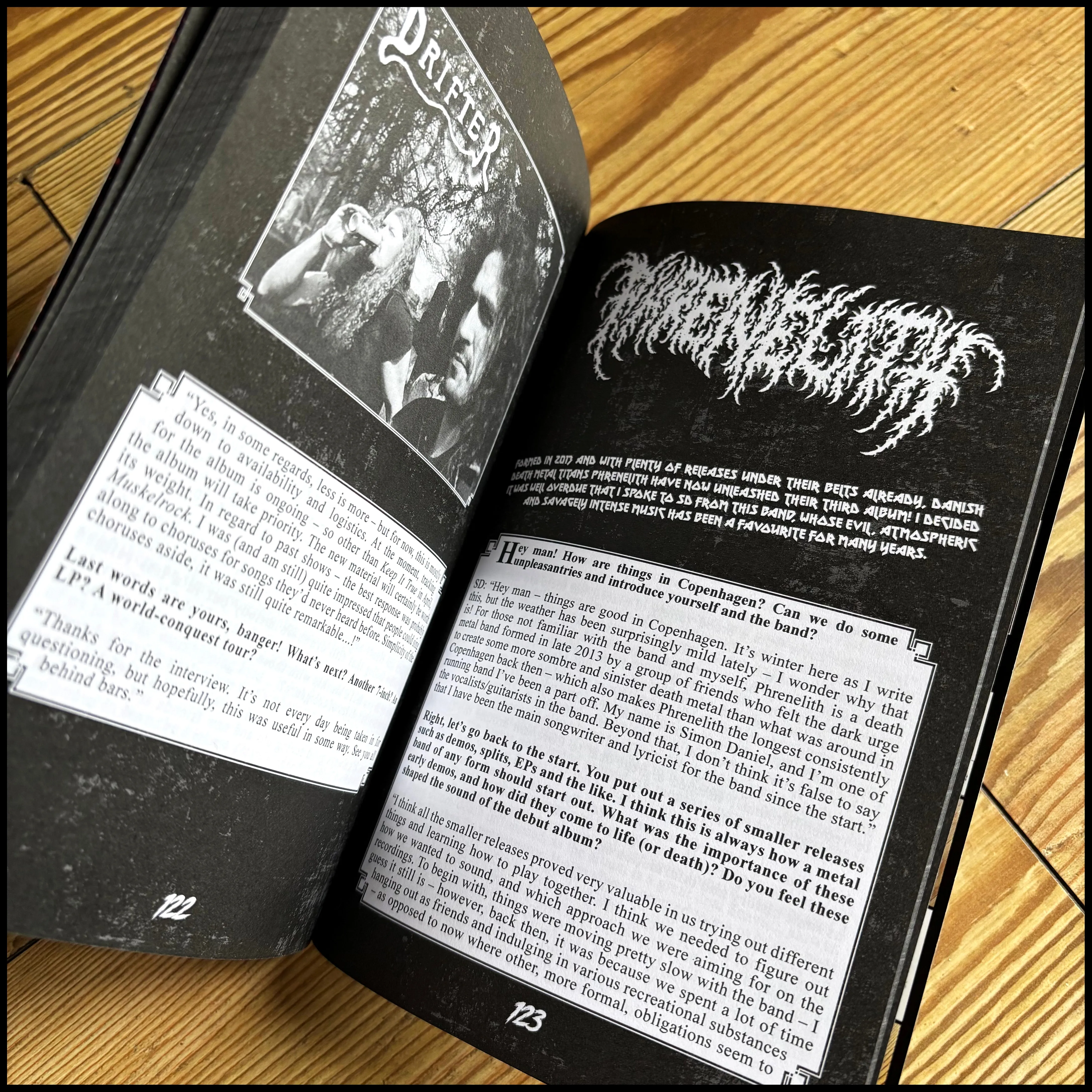 SHRIEKS FROM THE ABYSS Collection 2: Issues 4, 5 & 6 fanzine book [black/death/speed/war metal]