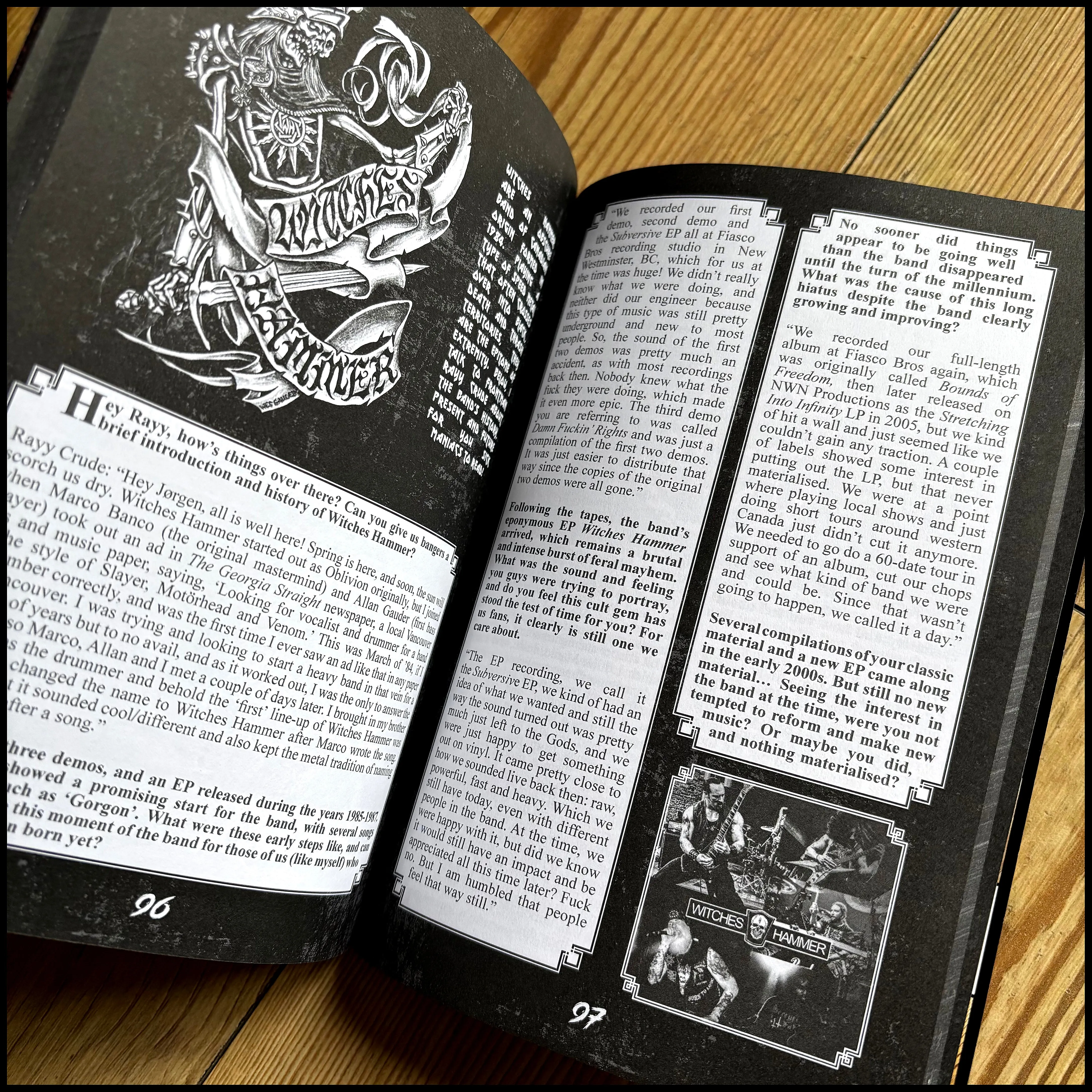 SHRIEKS FROM THE ABYSS Collection 2: Issues 4, 5 & 6 fanzine book [black/death/speed/war metal]