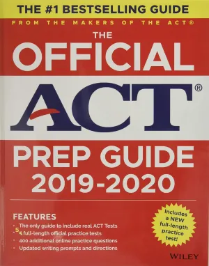 The Official ACT Prep Guide 2019-2020, (Book   5 Practice Tests   Bonus Online Content) Paperback