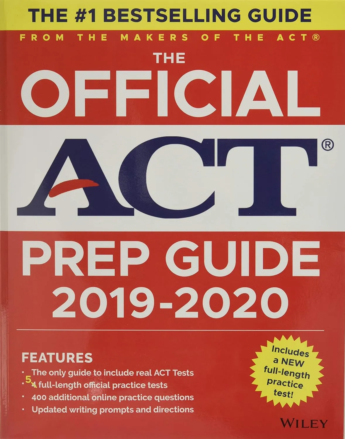The Official ACT Prep Guide 2019-2020, (Book   5 Practice Tests   Bonus Online Content) Paperback